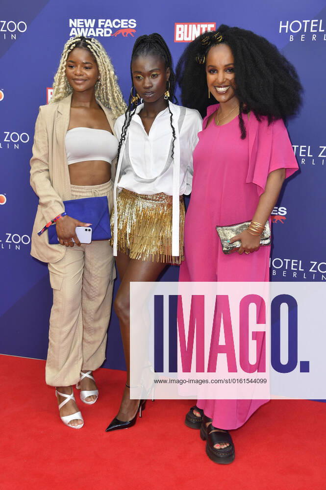 Melodie Wakivuamina, Lorna Ishema and Benita Sarah Bailey at the Bunte New Faces Awards Film 2022 at Delphi Filmpalast Berlin, 23 06 2022. Foto:xN.xKubelkax xFuturexImage