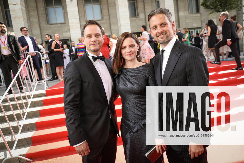 German Film Award 2022 Vinzenz Kiefer and Jennifer Ulrich and Axel Schreiber German Film Award 2022 ceremony at the Palais am Funkturm in Berlin