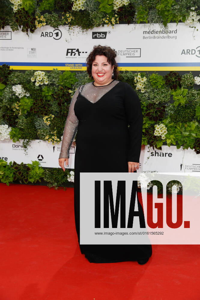 German Film Award 2022 Meltem Kaptan on the red carpet at the Lola German Film Award 2021 ceremony at the Palais am Funkturm in Messe Berlin