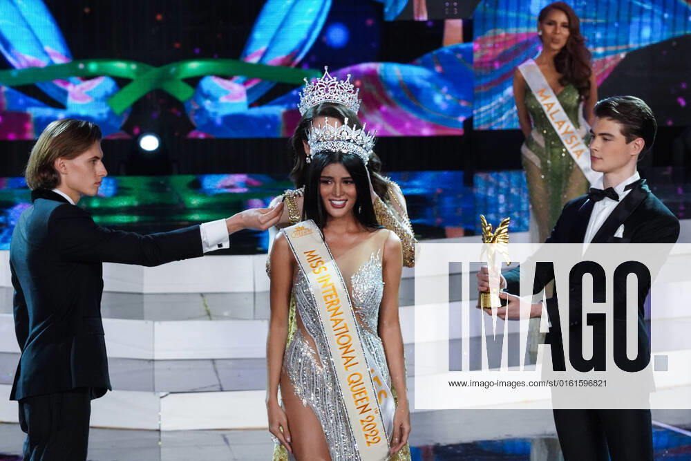 Miss International Queen 2022 Transgender Beauty Contest Winner Miss Philippines Fuschia Anne Ravena (C) during the Miss International Queen 2022 transgender beauty contest in Pattaya, Chonburi province, Thailand, 25 June 2022. Chonburi province Chonburi province Thailand