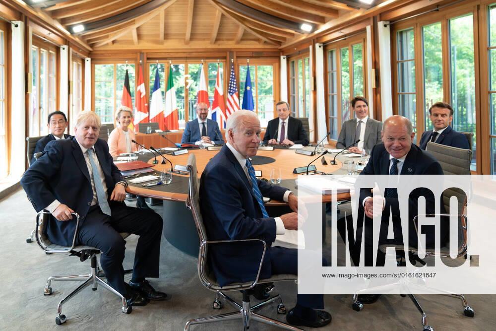 G7 Meeting at Elmau Castle Current, Elmau Castle, Olaf Scholz Federal Chancellor Presidency G7 Germ