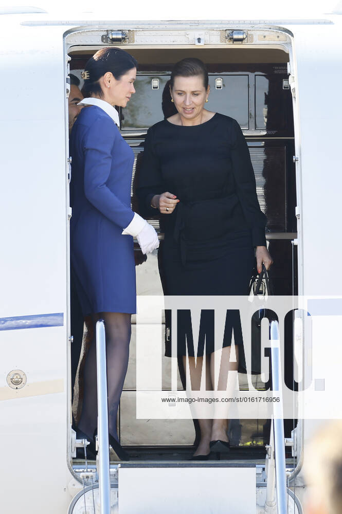 Denmark s Prime Minister, Mette Frederiksen, arrives at the airbase of Torrejon de Ardoz, in Madrid, Spain, 28 June 2022. Heads of State and Government from NATO s member countries and key partners are gathering in Madrid to discuss important issues facing the Alliance and endorse NATO s new Strategic Concept, the Organization said. 2022 NATO Summit - Leaders arrivals !ACHTUNG: NUR REDAKTIONELLE NUTZUNG!