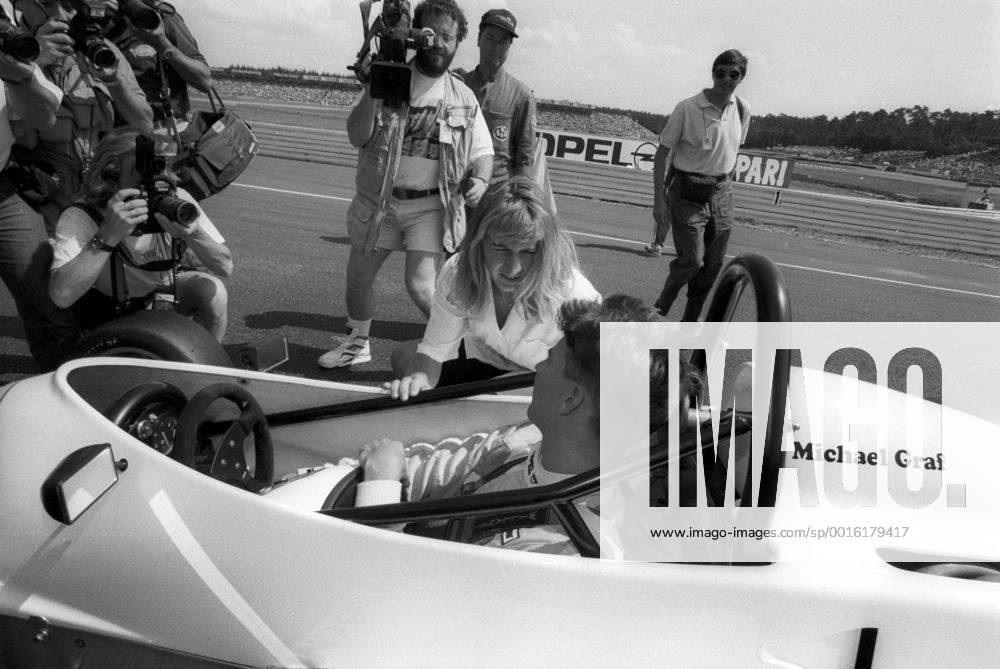 Hockenheim 1991 - Steffi Graf mit ihrem Bruder Michael