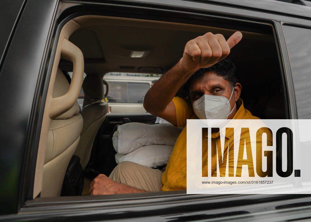 Opposition Protests Demanding The Resignation Of President Gotabhaya Rajapaksa Opposition leader Sajith Premadasa during the protest held by the opposition demanding the resignation of President Gotabhaya Rajapaksa. June 30, 2022 Colombo, Sri Lanka Colombo Sri Lanka