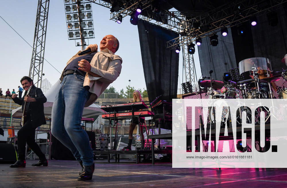 Scottish band Simple Minds performs in Zagreb Jim Kerr, lead singer of Scottish band Simple Minds performs during a concert at SRC Salata, in Zagreb, Craotia, on June 30, 2022. JosipxRegovic PIXSELL