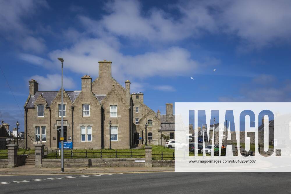 Police Headquarters from lerwick, Shetland islands, Scotland, Great Britain, Europe