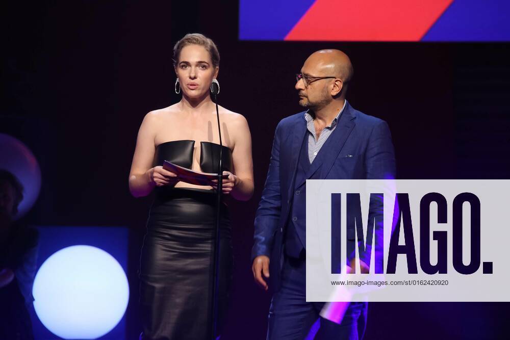 Grafenegg Lower Austria, Austrian Film Award 2022, award gala d Academy of Austrian Film in the picture Verena Altenberger, Arash T Riahi, a d stage, Austrian Film Award 2022.
