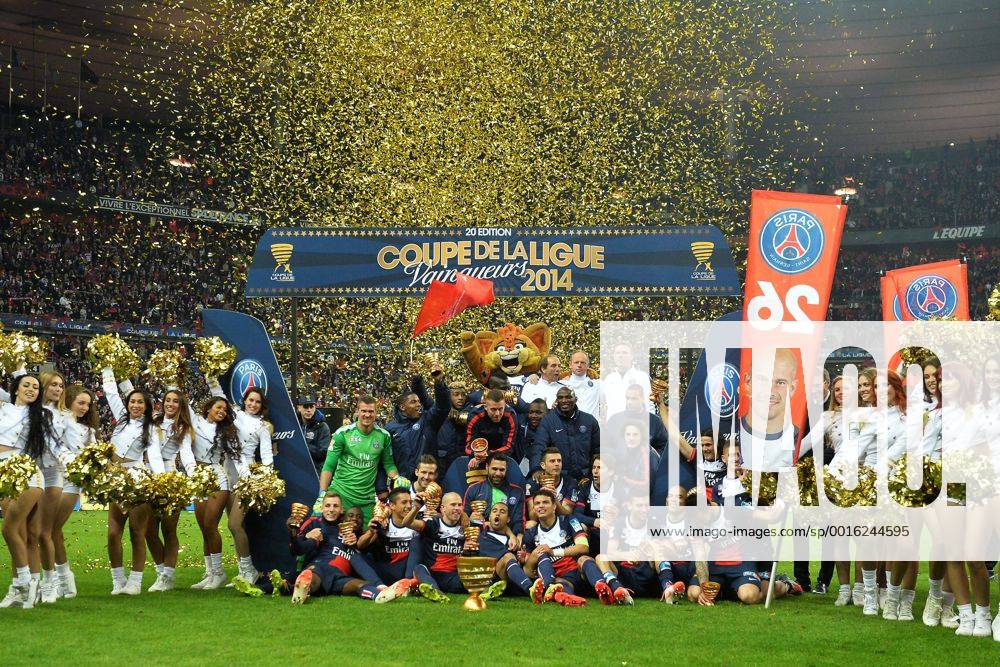 Paris St Germain, Champion Coupe de la Ligue: FOOTBALL : Paris Saint Germain (PSG) - Finale Coupe de la Ligue - 19 04 20144 AnthonyBIBARDFEP