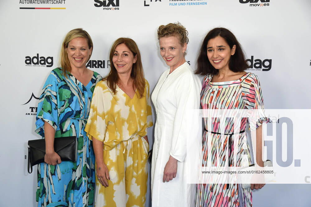 Anne Haug, Ulrike C Tscharre, Patrycia Ziolkowska, Dorka Gryllus arriving at the Produzentenfest of the Produzentenallianz at the Tipi am Kanzleramt in Berlin on 07 07 2022