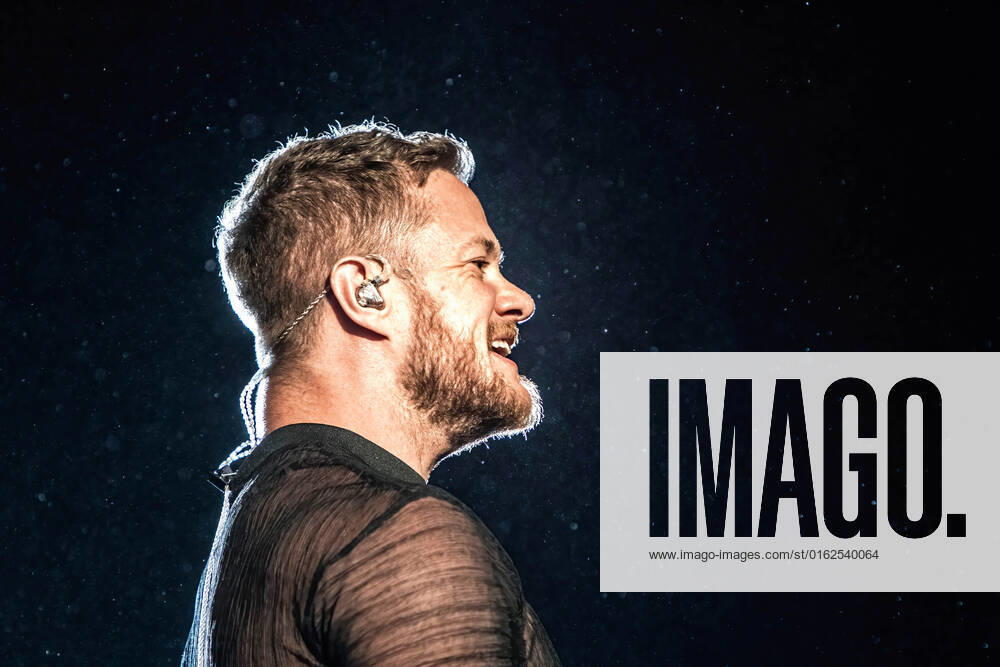 Dan Reynolds of Imagine Dragons performs on stage at MadCool in Ifema, Madrid. Madrid Spain - ZUMAs197 20220707_zaa_s197_375