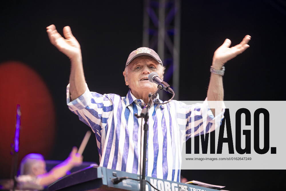 The Beach Boys Sixty Years of the Sound of Summer with Bruce Johnston keyboards from 1965, born June 27, 1942 in Chicago, Illinois, as Billy Baldwin live during an open air performance at the Freilichtbühne Junge Garde Dresden