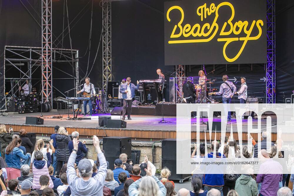 The Beach Boys Sixty Years of the Sound of Summer with the last remaining founding member Mike Love born 15 March 1941 in Los Angeles, California as Michael Edward Love live during an open air performance at the Freilichtbühne Junge Garde Dresden