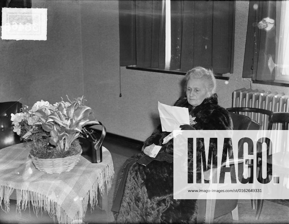 Anefo photo collection. Maria Montessori in Amsterdam. March 1, 1950. Amsterdam, Noord-Holland