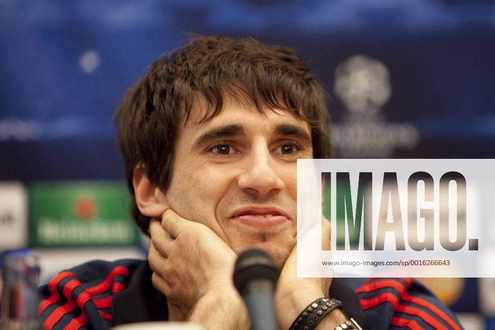 FC Bayern München s Javier Martinez attends Press Conference at Intercontinental Hotel in Madrid, Spain. April 22, 2014. (20140422188)