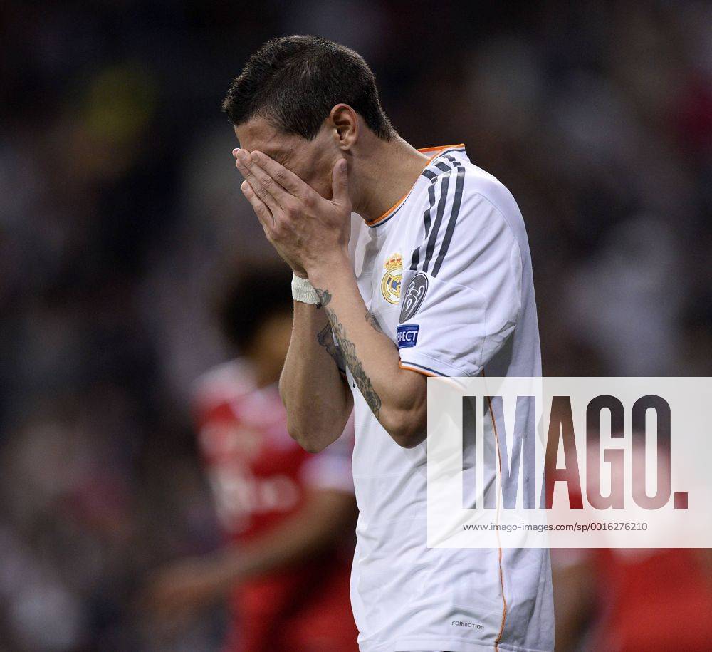 Semifinals first leg of Champions League match between Real Madrid and Bayern Munich. In this picture, Angel Di Maria. AGUADOx