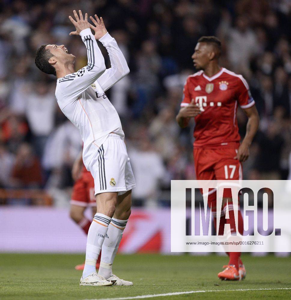 Semifinals first leg of Champions League match between Real Madrid and Bayern Munich. In this picture, Cristiano Ronaldo. AGUADOx