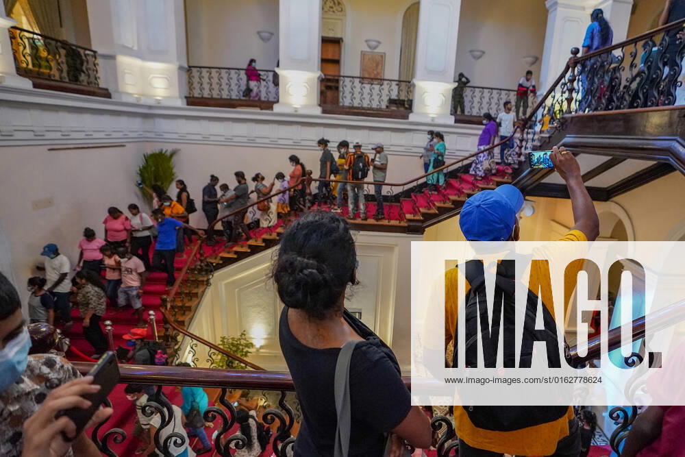 Three Days After Protesters Stormed Into President s House In Sri Lanka Thousands of people crowded the capital to take a look into the President s palace three days after protesters stormed into President s house in Colombo, Sri Lanka on July 12, 2022 Colombo Sri Lanka