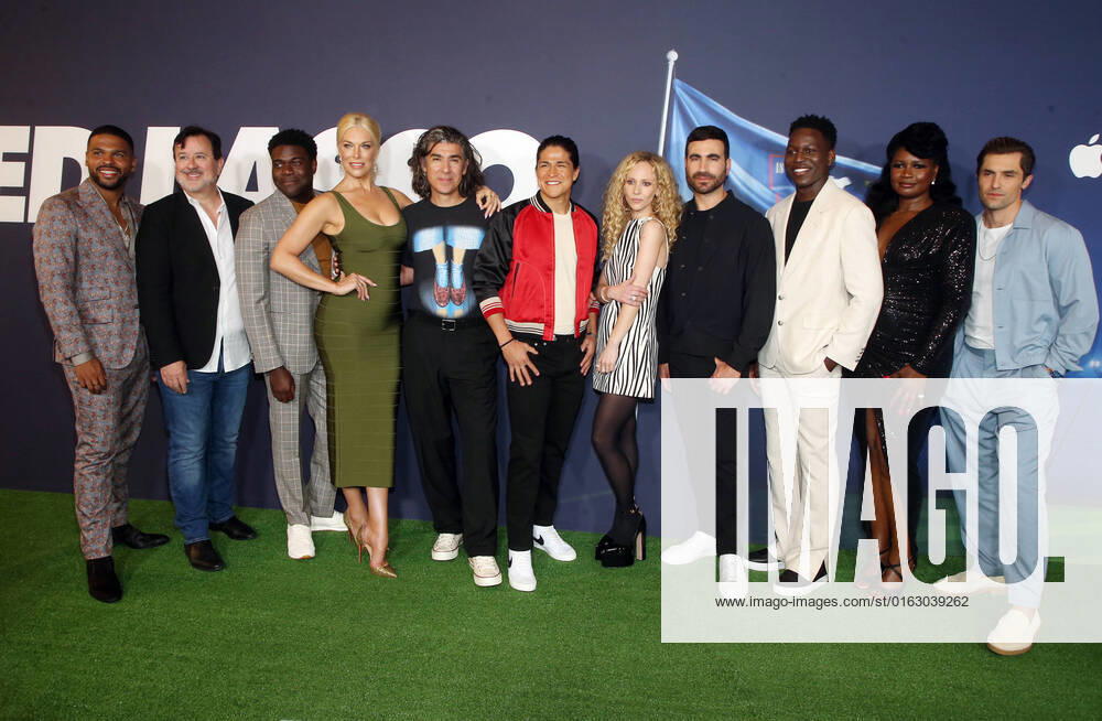 Beverly Hills, California - Kola Bokinni, Jeremy Swift, Sam Richardson, Hannah Waddingham, James Lance, Cristo Ferno¡ndez, Juno Temple, Brett Goldstein, Toheeb Jimoh, Sarah Niles, Phil Dunster, Los Angeles FYC Special Screening of Apple TV+ s Ted Lasso held at The Maybourne Beverly Hills in Beverly Hills. Beverly Hills USA - ZUMAa123 20220718_zaa_a123_062