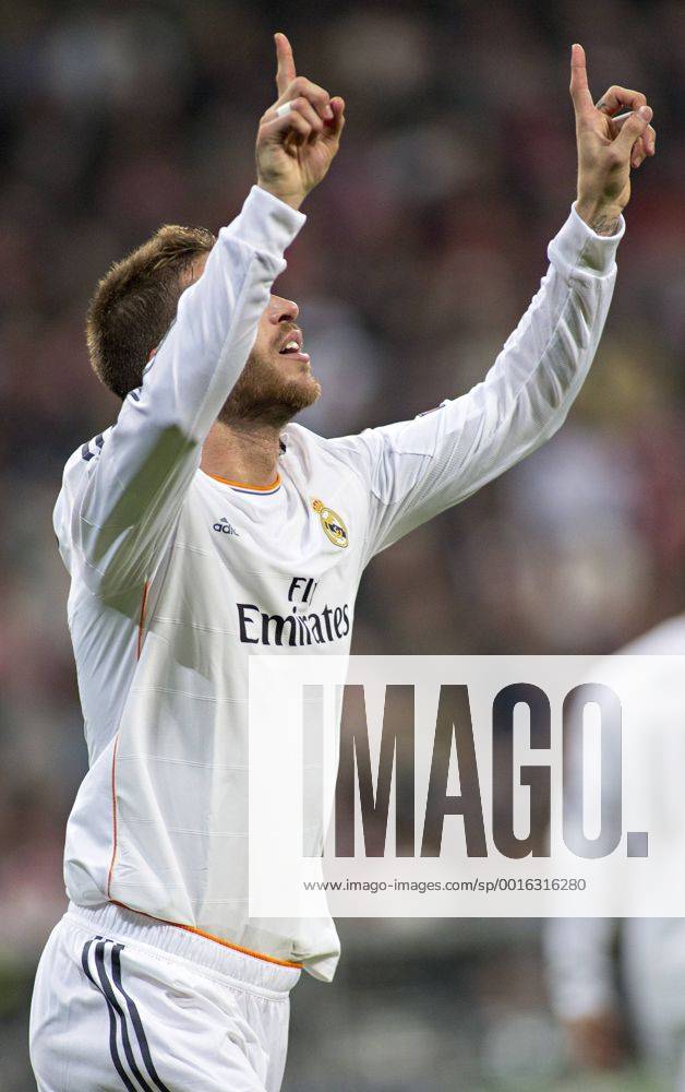 1:0 durch Sergio Ramos (Real) 29.04.2014, München, FC Bayern München vs. Real Madrid Â