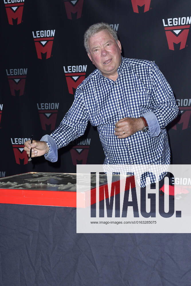 William Shatner at the Legion M Handprint Ceremony at San Diego Comic Con International 2022 at Theatre Box San Diego, 21 07 2022. Foto:xC.xRobichaudx xFuturexImage