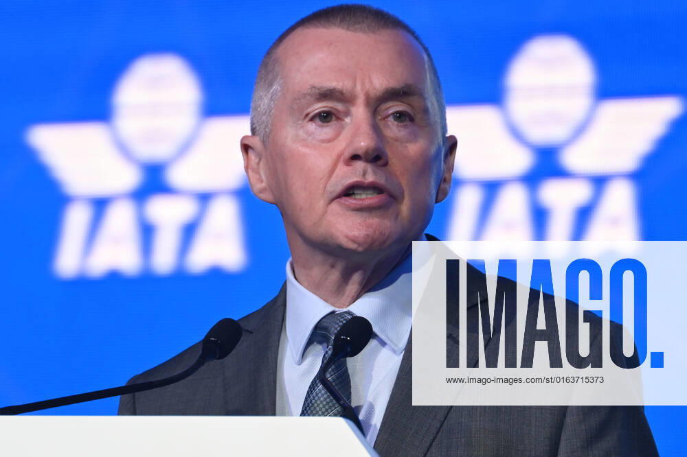 Willie Walsh, IATAs Director General presents airline industry forecasts at IATA s 78th Annual Meeting (IATA AGM 2022), which open in Doha, Qatar, on June 20, 2022. , aflo_194428590.JPG,