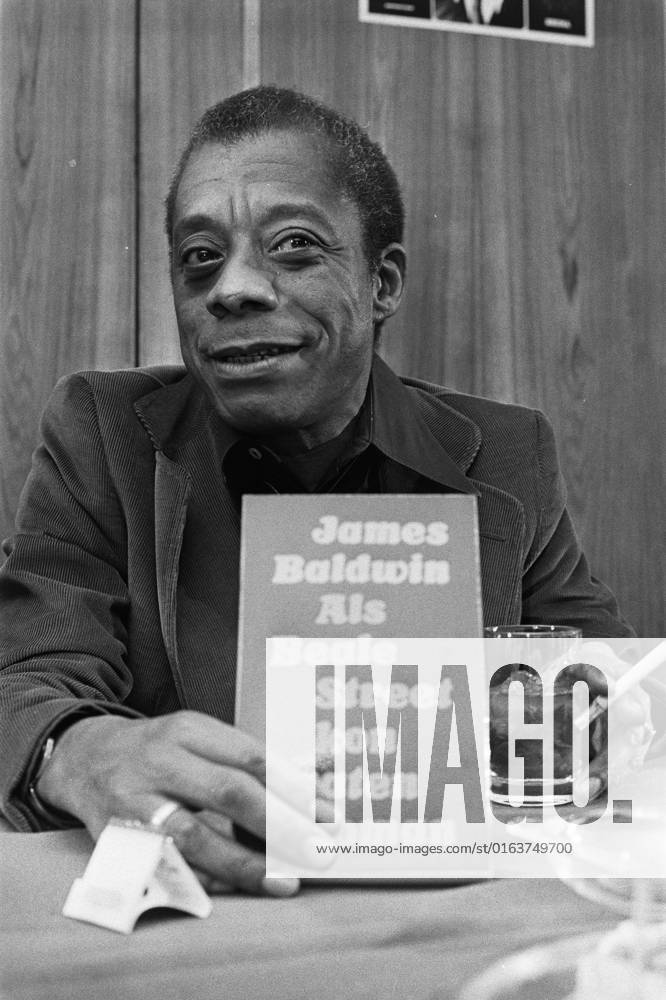 Anefo photo collection. Writer James Baldwin presents new book at the press conference in AmericainHotel in Amsterdam. November 14, 1974. Amsterdam, Noord-Holland