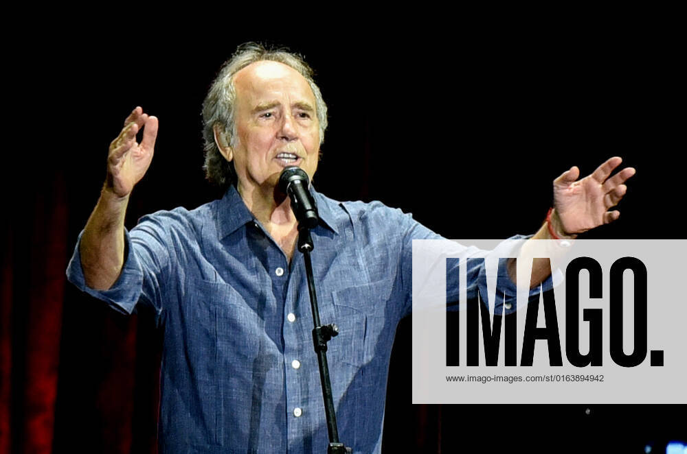The Spanish singer-songwriter and poet Joan Manuel Serrat (78), performs at Jardines de Terramar in Sitges, before 2100 people with a Sold Out at the box office in one of the concerts that is part of his tour of farewell, The vice of singing, 1965-2022 Sitges Spain - ZUMAs197 20220729_zaa_s197_190