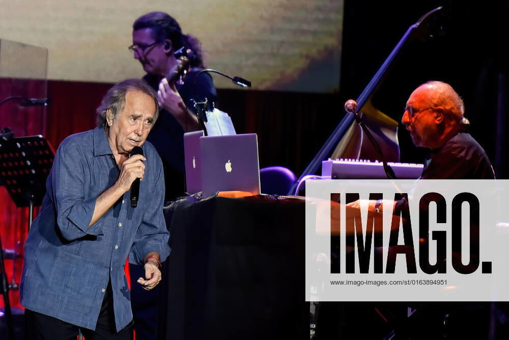 The Spanish singer-songwriter and poet Joan Manuel Serrat (78), performs at Jardines de Terramar in Sitges, before 2100 people with a Sold Out at the box office in one of the concerts that is part of his tour of farewell, The vice of singing, 1965-2022 Sitges Spain - ZUMAs197 20220729_zaa_s197_201