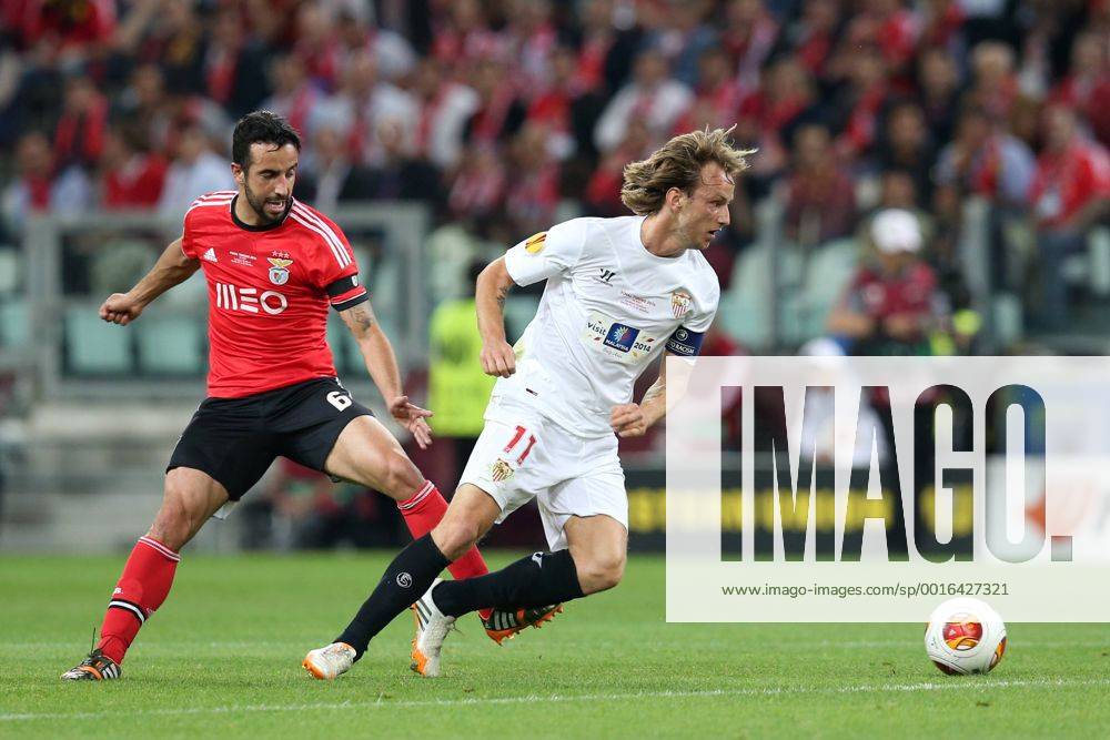 UEFA EUROPA LEAGUE FINAL MATCH IN TURIN: SEVILLA FC - BENFICA LISBON RUBEN AMORIM IVAN RAKITIC --- Newspix.pl GY5Q0574
