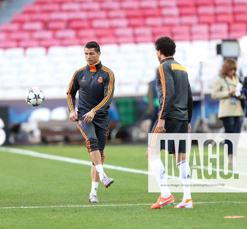 Real Madrids Cristiano Ronaldo during training Atletico Madrid Training Session - Champions League Final - Stadium of Light - Lisbon - Portugal - 23 05 2014 - Pic David Klein Sportimage .