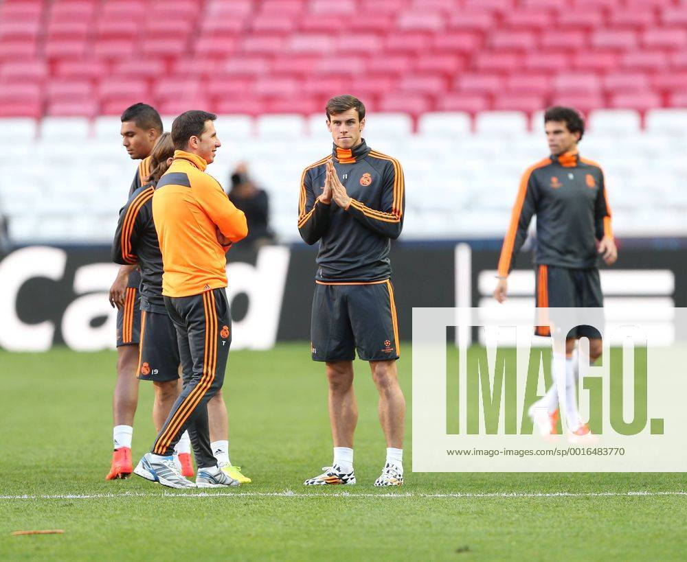 Real Madrids Gareth Bale during training Real Madrid Training Session - Champions League Final - Stadium of Light - Lisbon - Portugal - 23 05 2014 - Pic David Klein Sportimage .