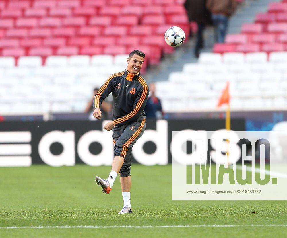 Real Madrids Cristiano Ronaldo during training Real Madrid Training Session - Champions League Final - Stadium of Light - Lisbon - Portugal - 23 05 2014 - Pic David Klein Sportimage .