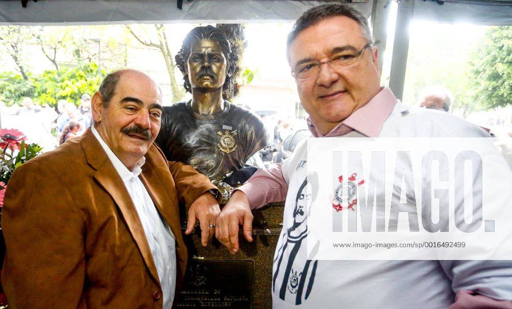 Feierliche Enthüllung einer Büste von Roberto Rivellino, ehemaliger Spieler der Corinthians Sao Paulo Brasilien. 2014. .24 05 2014( xRodrigoxCocax