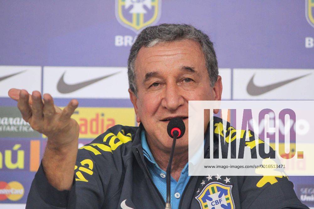 Carlos Alberto Gomes Parreira - Pressekonferenz Fussballnationalmannschaft Brasilien. Teresopolis RJ, Brasilien 26 05 2014. ( x(11)Pupox xFotoarenax (24361) Coletiva da SeleÃßÃ£o Br