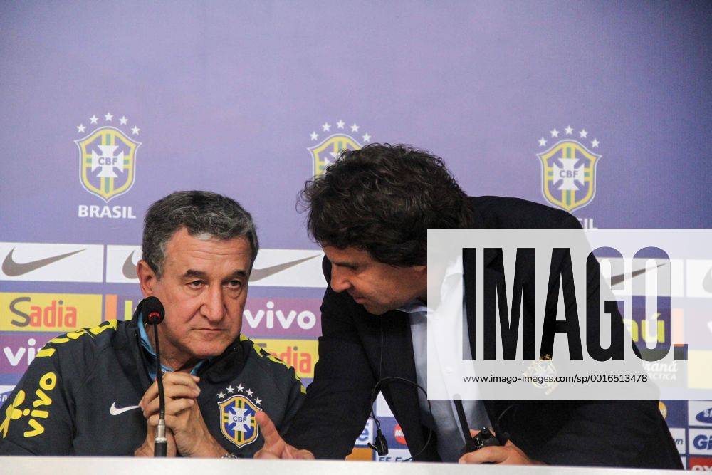 Carlos Alberto Gomes Parreira - Pressekonferenz Fussballnationalmannschaft Brasilien. Teresopolis RJ, Brasilien 26 05 2014. ( x(11)Pupox xFotoarenax (24361) Coletiva da Selȩ̣o Br