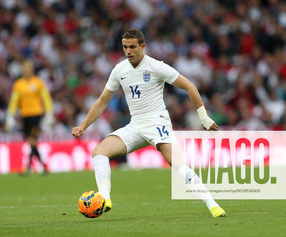 England s Jordan Henderson in action England v Peru - International Friendly - Wembley Stadium- London - England - 30 05 2014 - Pic David Klein Sportimage .