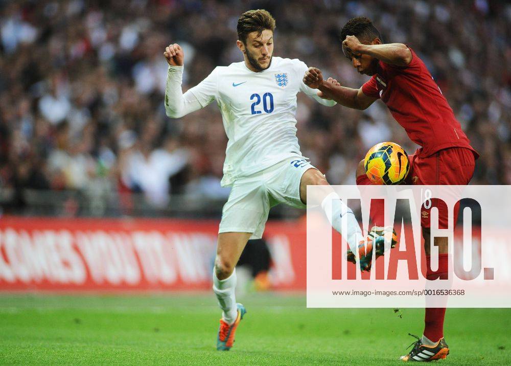 Football - 2014 International Friendly - England vs. Peru England s Adam Lallana at Wembley. COLORSPORT ANDREW COWIE