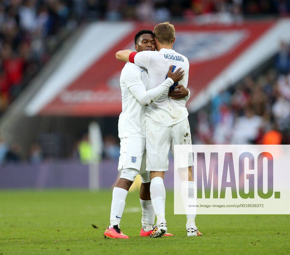 England s Daniel Sturridge celebrates scoring his sides opening goal England v Peru - International Friendly - Wembley Stadium- London - England - 30 05 2014 - Pic David Klein Sportimage .