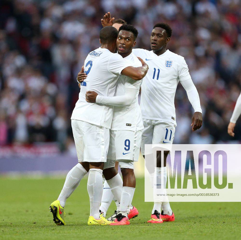 England s Daniel Sturridge celebrates scoring his sides opening goal England v Peru - International Friendly - Wembley Stadium- London - England - 30 05 2014 - Pic David Klein Sportimage .