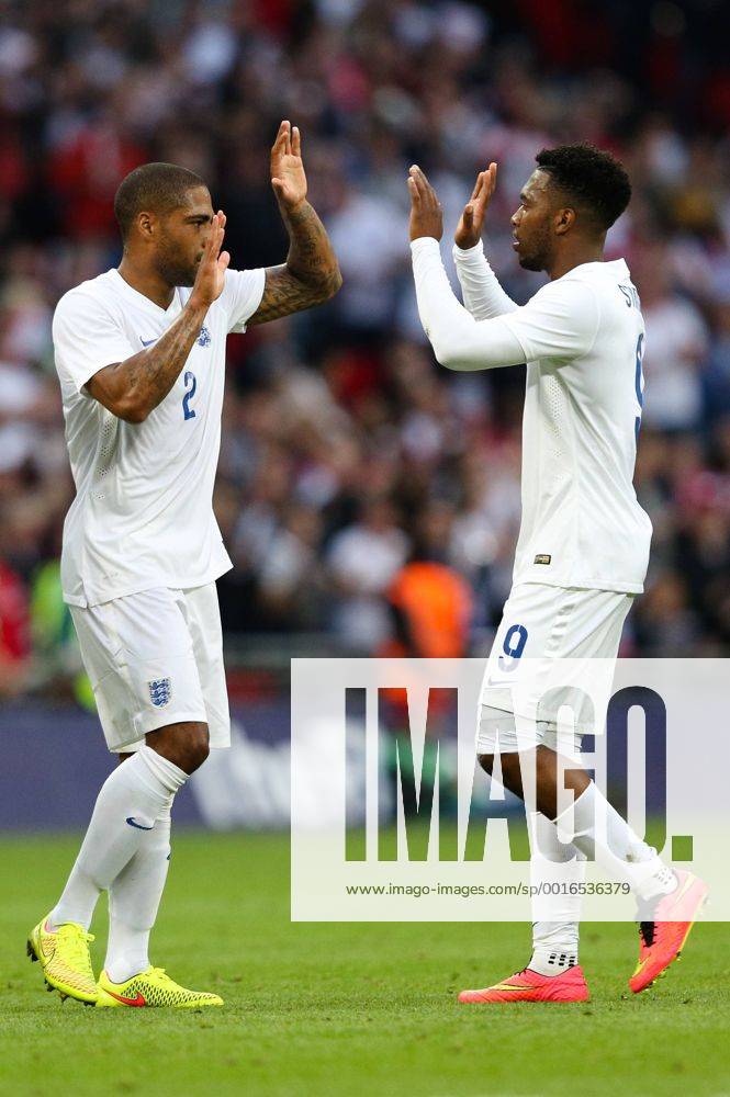 England s Daniel Sturridge scores the opening goal - International Friendly - England vs Peru - Wembley Stadium - London - 30 05 2014 - Pic Charlie Forgham-Bailey Sportimage .