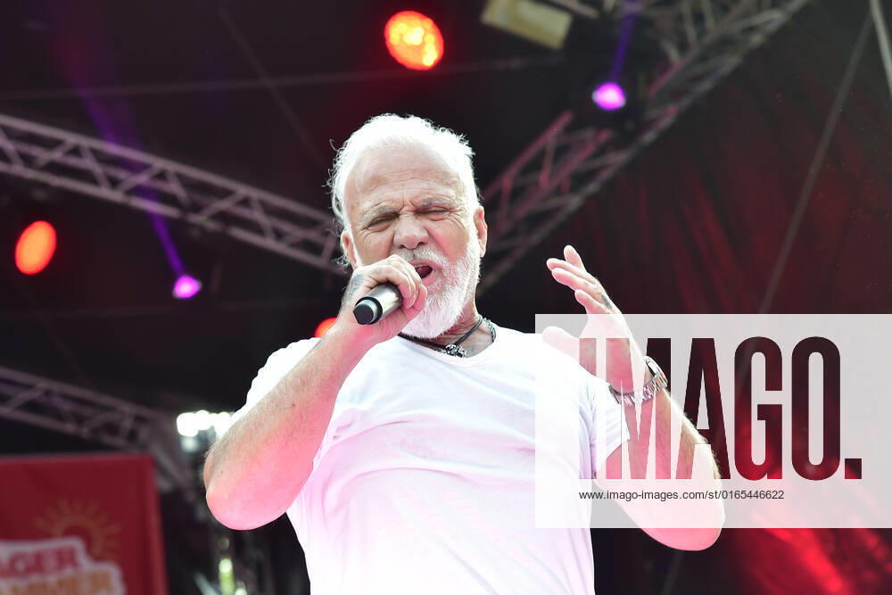 8 ten schlagerHammer 2022 Nino de Angelo at the 8 Schlager Hammer, venue in ORANIENBURG at the Orangerie Berlin 13 08 2022 Photopress Mueller Photopress Mueller