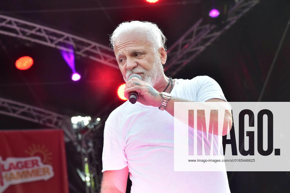 8 ten schlagerHammer 2022 Nino de Angelo at the 8 Schlager Hammer, venue in ORANIENBURG at the Orangerie Berlin 13 08 2022 Photopress Mueller Photopress Mueller