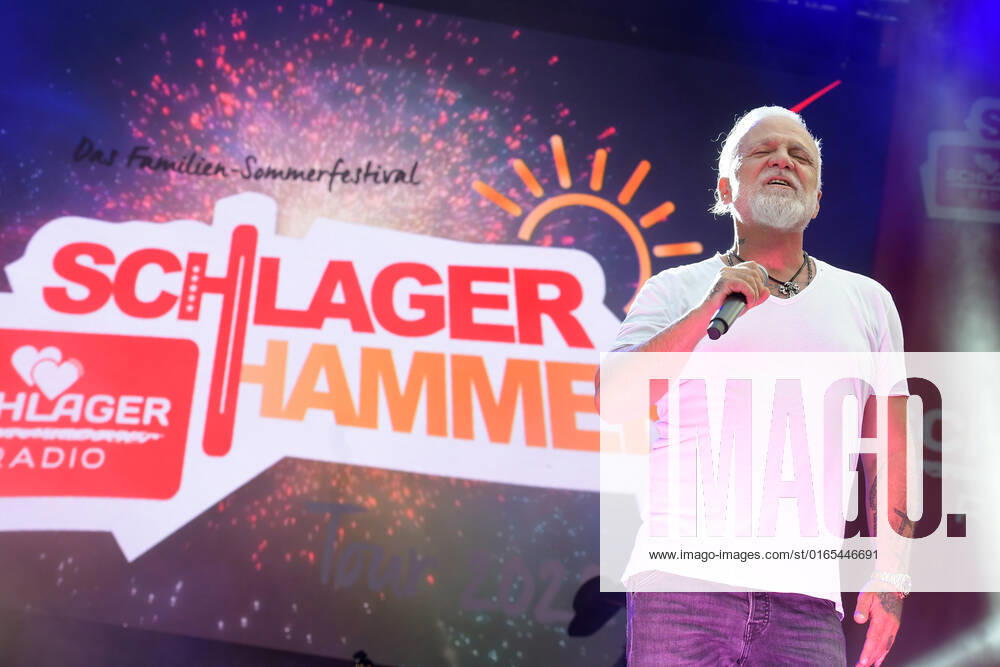 8 ten schlagerHammer 2022 Nino de Angelo at the 8 Schlager Hammer, venue in ORANIENBURG at the Orangerie Berlin 13 08 2022 Photopress Mueller Photopress Mueller