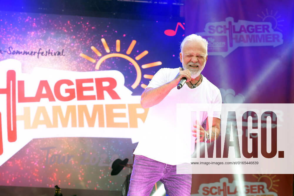 8 ten schlagerHammer 2022 Nino de Angelo at the 8 Schlager Hammer, venue in ORANIENBURG at the Orangerie Berlin 13 08 2022 Photopress Mueller Photopress Mueller