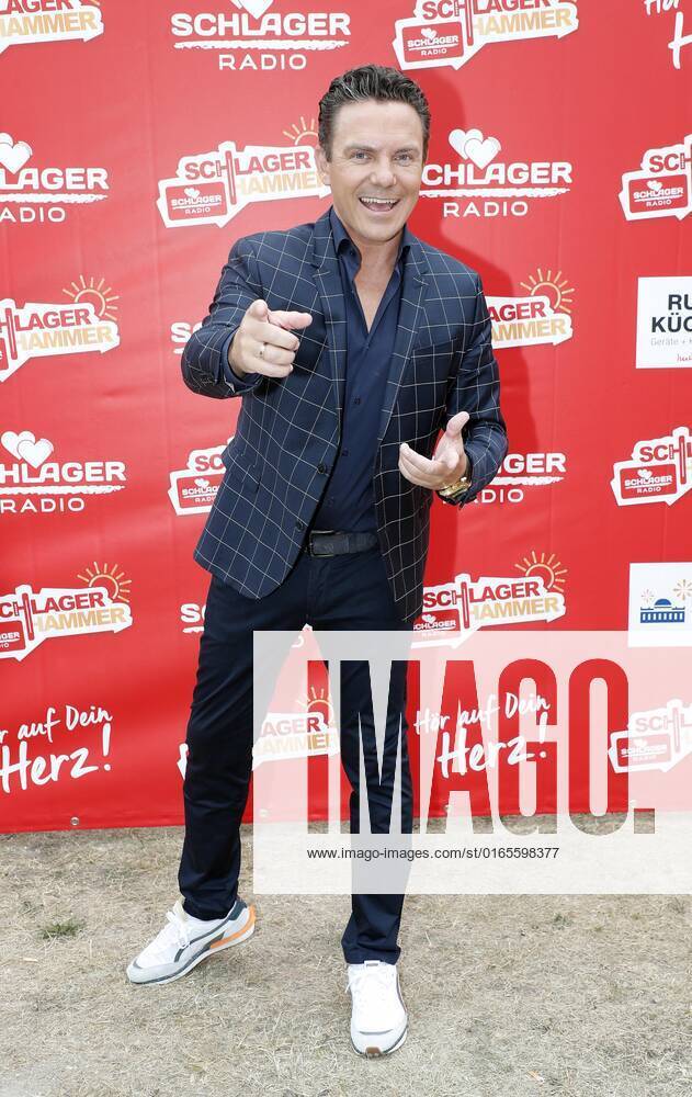 Stefan Mross at the Schlager Radio Schlager Hammer Tour 2022 in Oranienburg