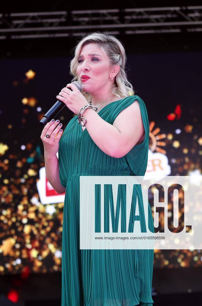 Laura Wilde at the Schlager Radio Schlager Hammer Tour 2022 in Oranienburg