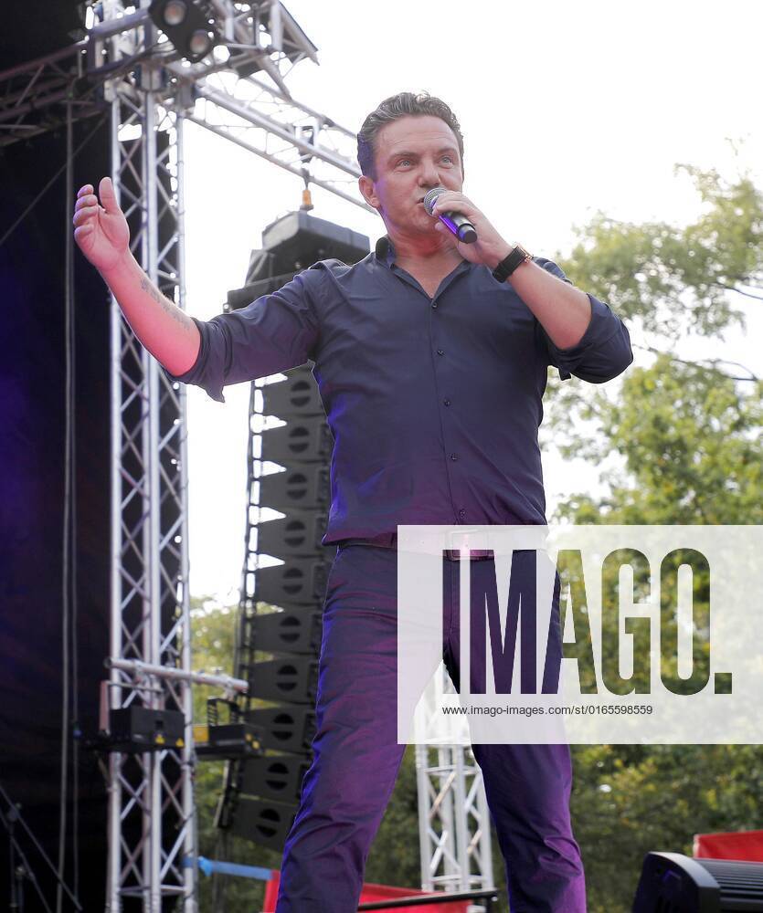 Stefan Mross at the Schlager Radio Schlager Hammer Tour 2022 in Oranienburg