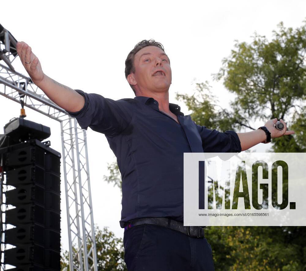 Stefan Mross at the Schlager Radio Schlager Hammer Tour 2022 in Oranienburg