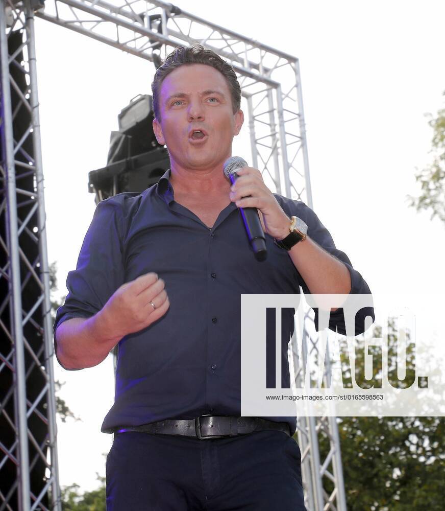 Stefan Mross at the Schlager Radio Schlager Hammer Tour 2022 in Oranienburg