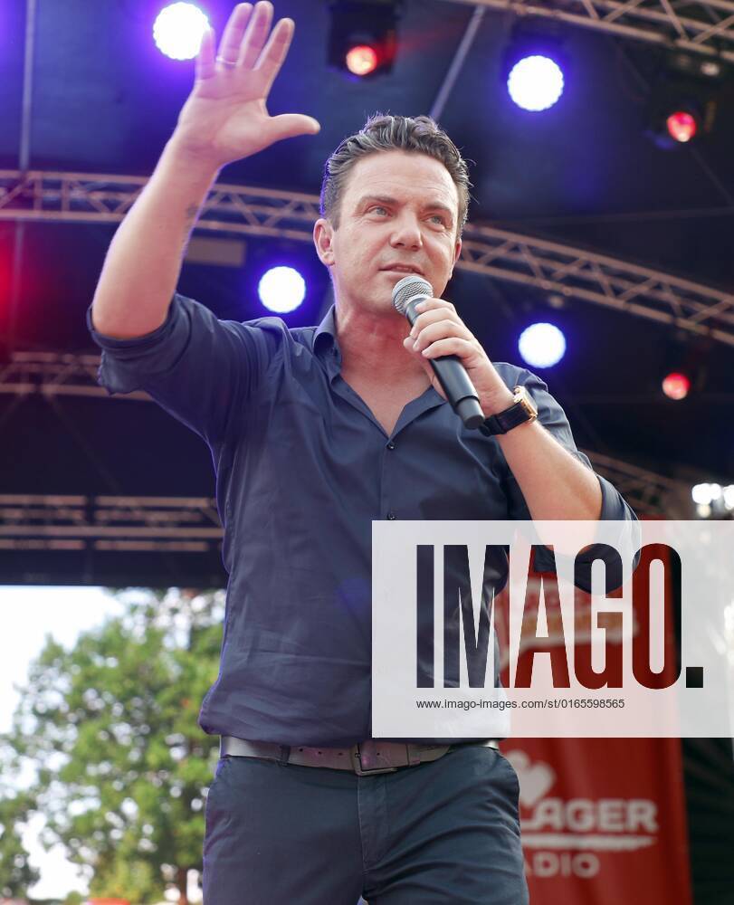 Stefan Mross at the Schlager Radio Schlager Hammer Tour 2022 in Oranienburg
